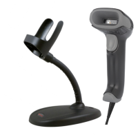 Honeywell 1470g Voyager XP ruční všesměrová čtečka čárových a 2D kódů, USB, černá, s flexi stojánkem