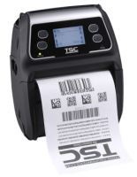 TSC Alpha-4L Mobile Bar Code Printer, 203 dpi, 4 ips
