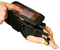 SilverBack Sada Hands-free pro CipherLab RS31 (rukavice s klipem, pouzdro, spouštěcí kabel)