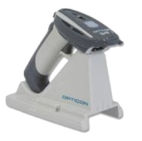 Opticon OPR-3101 bezdrátová průmyslová laserová čtečka, IP54, USB, světlá - použitá