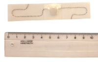 Deister UST-2080 pasivní RFID transponder, UHF, voděvzdorný, nažehlovací