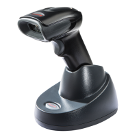 Honeywell 1472g Voyager XP ruční bezdrátová všesměrová čtečka 1D a 2D čárových kódů se stojánkem, USB, černá