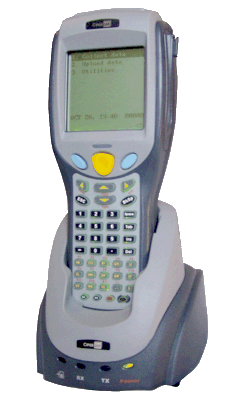CipherLab CPT-8500L Přenosný terminál, laser, 6MB, 24 kláves, rukojeť