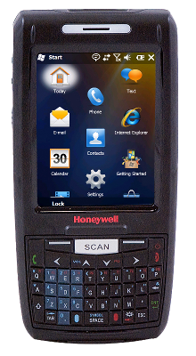 Honeywell Dolphin 7800 WPAN, WLAN, WWAN, GPS, Cam, Android 2.3, QWERTY, Std. range, Hi-cap. bat