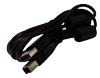 Kabel USB, typ A-B, 0.9m, černý