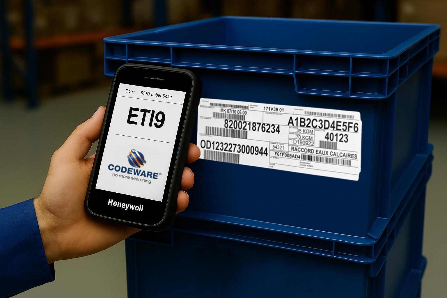 ETI9 logistický štítek