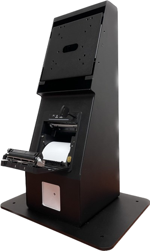 Kioskový stojan s tiskárnou QM3 a čtečkou 2D kódů