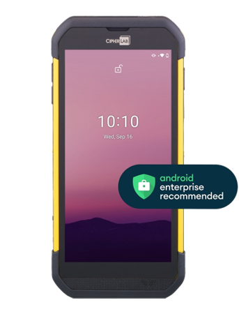 CipherLab RS35: Odolný Smartphone, 3G RAM, 2D, LTE, GMS, Android 10, USB kit
