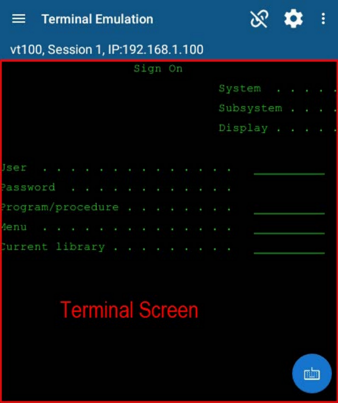 Mirror: Aktivační kód pro Terminálovou Emulaci VT/IBM (Android)