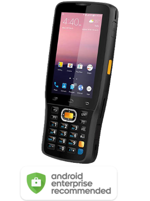 CipherLab RK25: Přenosný ruční počítač s 28 kláv., Android 7, 2D, Camera, NFC, WVGA, LTE, bez kabelu a zdroje