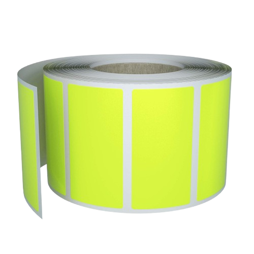 Samolepící etikety 100mm x 50mm, papír signální žlutá, 1000 et/kot. (cena za 1000 ks)