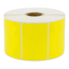 Samolepící etikety 80mm x 20mm, žlutý PE, 2000 et/kot. (cena za 1000 ks)