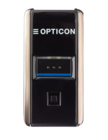 Opticon OPN-2500, 1D Laser Mini Data Collector, USB, Bluetooth BLE