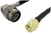 Codeware Kabel k anténě R-SMA Male - R-TNC 90° Male, 3 m