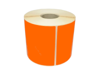 Samolepící etikety 75mm x 50mm, papír signální oranžová, 1000 et/kot. (cena za 1000 ks)