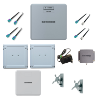 Kathrein Demo SET: 1x ARU-2400 RAIN RFID čtečka, 2x SMSH anténa, 1x WRA-7070 anténa, 1x MiRa-100 anténa, zdroj & kabely & software