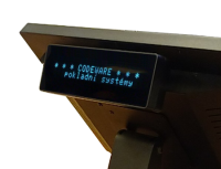 Birch Přídavný zadní VFD alfanumerický displej, 2x20 znaků, USB