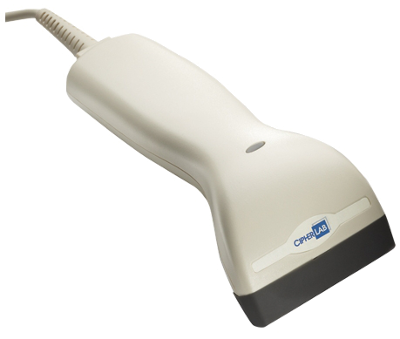 CipherLab 1000 - CCD Kabelová čtečka čárových kódů, USB, světlá