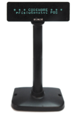 Birch DSP-V9 VFD zákaznický pokladní displej, USB, RS232