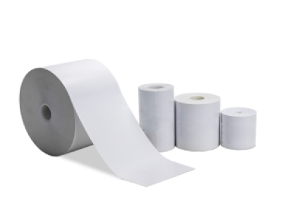 Nekonečný pás samolepící, termo  Linerless, š. 58mm, délka 65m, D40mm (cena za roli)