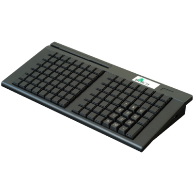 Birch PKB-111 Pokladní klávesnice, USB, 111 kláves, 3st. MSR, černá
