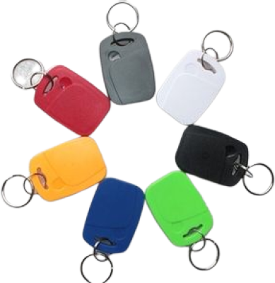 RFID UHF čip, přívěsek na klíče, 860-960 MHz, R/W, modrý