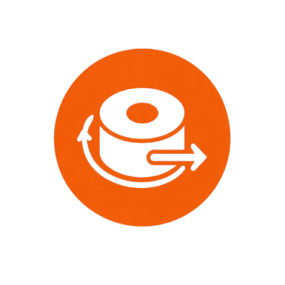 Codeware Manipulační poplatek - etikety (za převinutí jednoho kotouče)