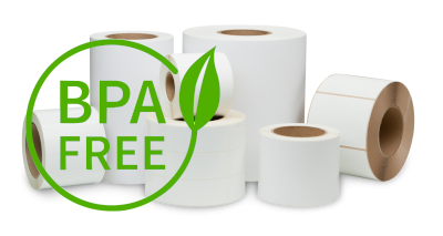 Samolepící etikety 32mm x 25mm termo, BPA free, 2500 et/kot. (cena za 1000 ks)